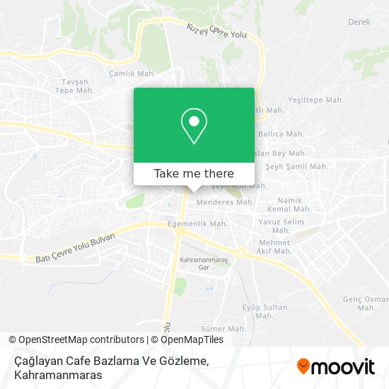 Çağlayan Cafe Bazlama Ve Gözleme map