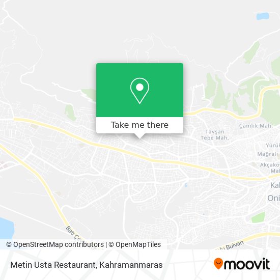 Metin Usta Restaurant map