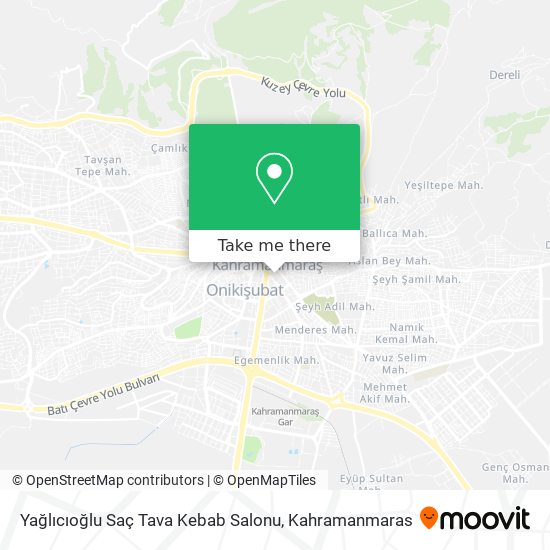 Yağlıcıoğlu Saç Tava Kebab Salonu map