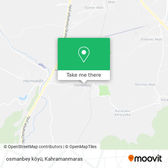 osmanbey köyü map