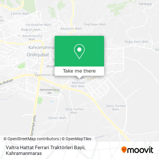 Valtra Hattat Ferrari Traktörleri Bayii map
