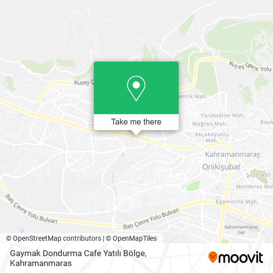 Gaymak Dondurma Cafe Yatılı Bölge map