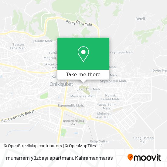 muharrem yüzbaşı apartmanı map
