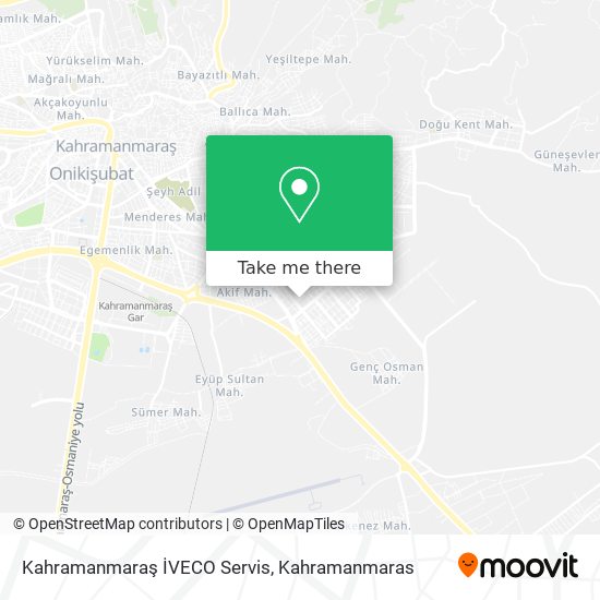 Kahramanmaraş İVECO Servis map