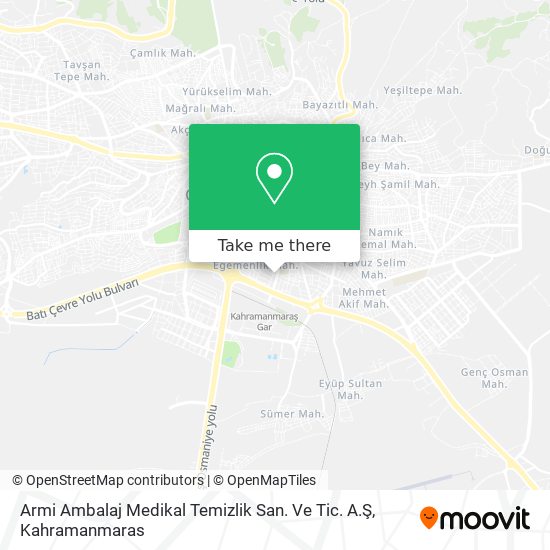 Armi Ambalaj Medikal Temizlik San. Ve Tic. A.Ş map