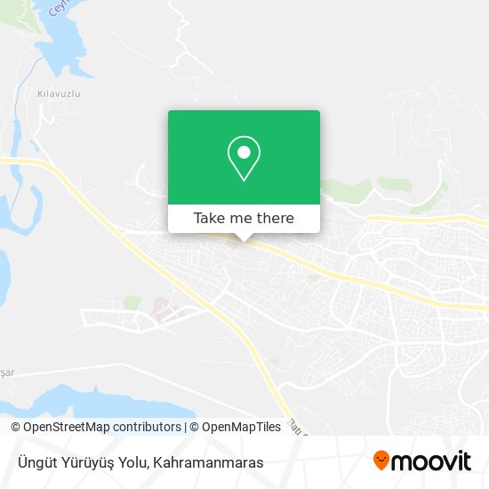 Üngüt Yürüyüş Yolu map