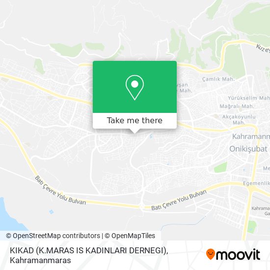 KIKAD (K.MARAS IS KADINLARI DERNEGI) map