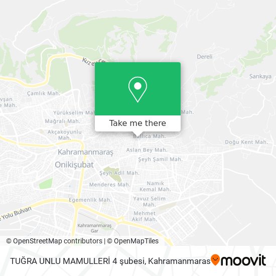 TUĞRA UNLU MAMULLERİ 4 şubesi map