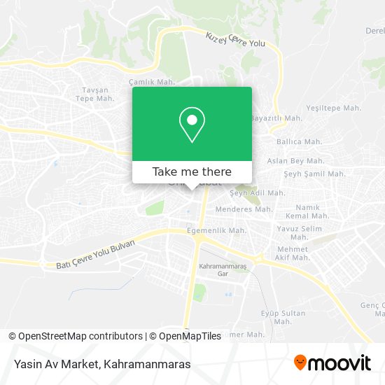 Yasin Av Market map