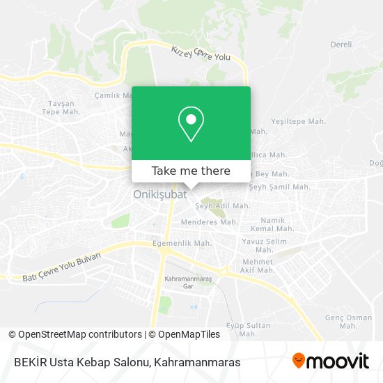 BEKİR Usta Kebap Salonu map
