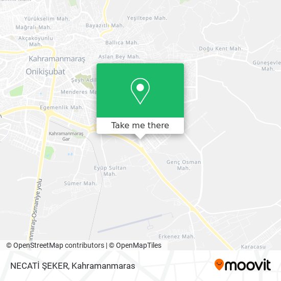 NECATİ ŞEKER map