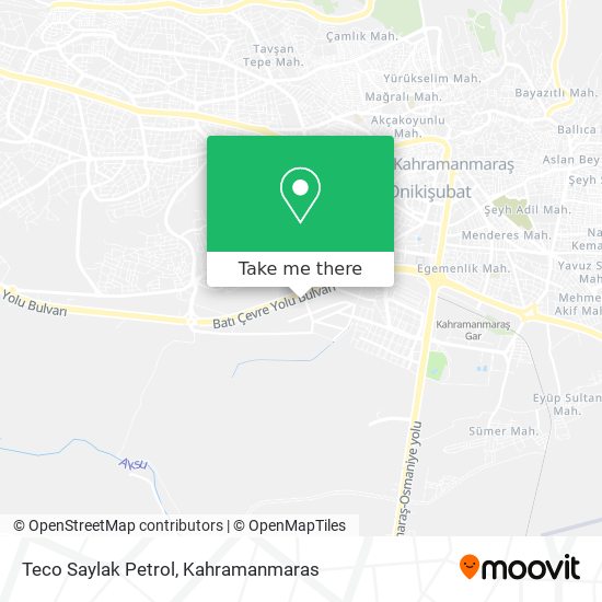 Teco Saylak Petrol map