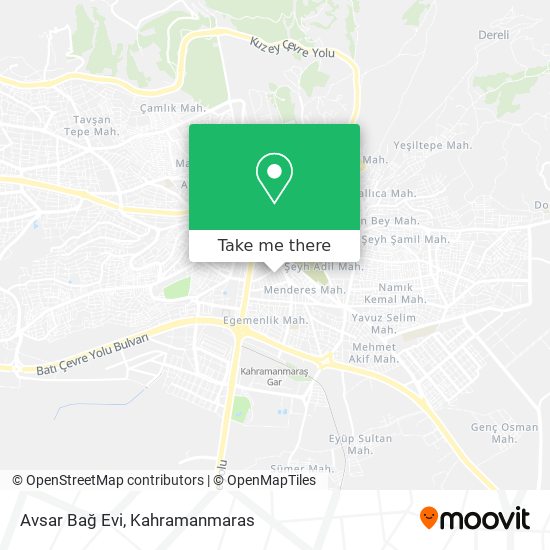 Avsar Bağ Evi map