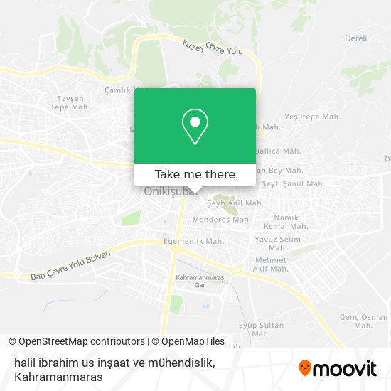 halil ibrahim us inşaat ve mühendislik map