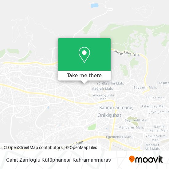 Cahit Zarifoglu Kütüphanesi map