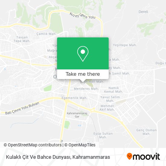 Kulaklı Çit Ve Bahce Dunyası map