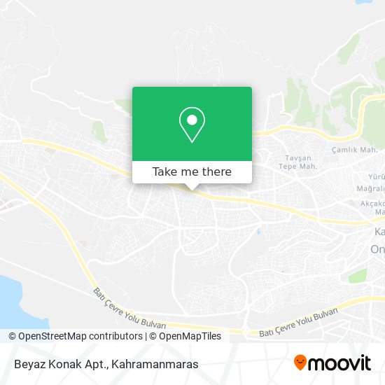 Beyaz Konak Apt. map