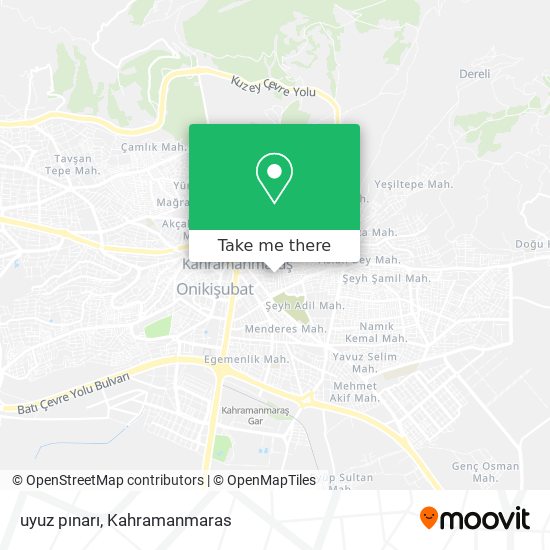 uyuz pınarı map