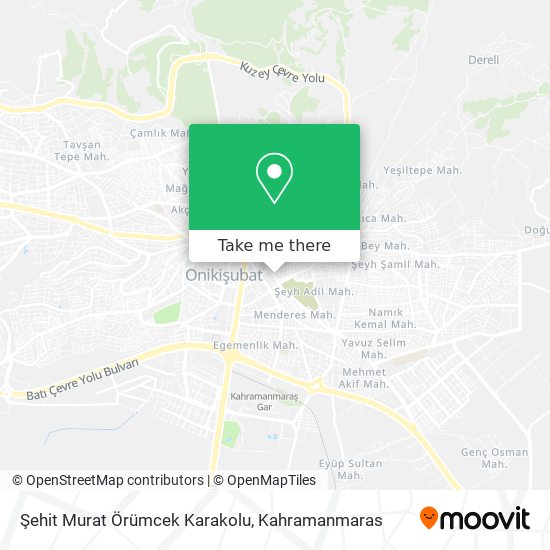 Şehit Murat Örümcek Karakolu map