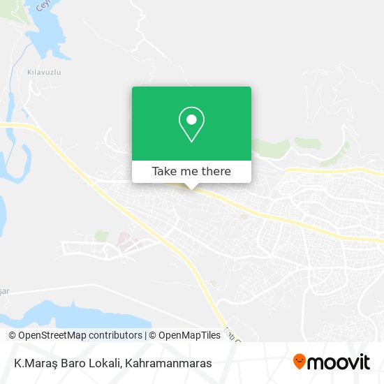 K.Maraş Baro Lokali map