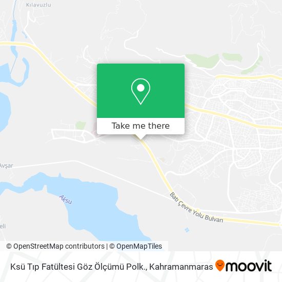 Ksü Tıp Fatültesi Göz Ölçümü Polk. map