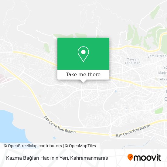 Kazma Bağları Hacı'nın Yeri map