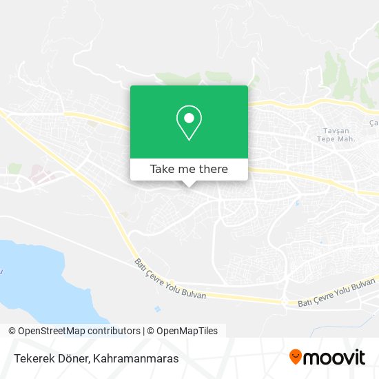 Tekerek Döner map