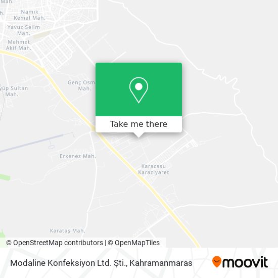 Modaline Konfeksiyon Ltd. Şti. map