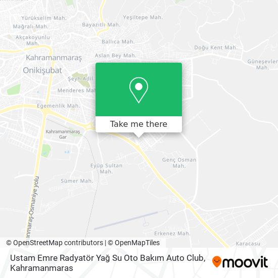 Ustam Emre Radyatör Yağ Su Oto Bakım Auto Club map