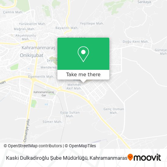 Kaski Dulkadiroğlu Şube Müdürlüğü map