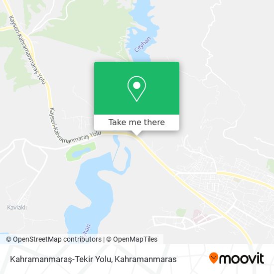Kahramanmaraş-Tekir Yolu map