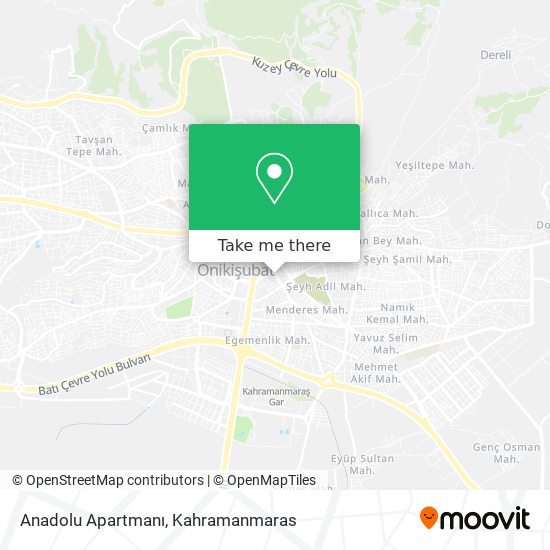 Anadolu Apartmanı map