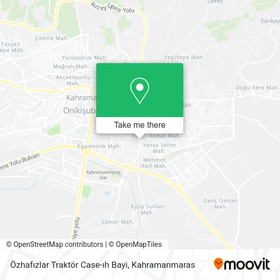 Özhafızlar Traktör Case-ıh Bayi map