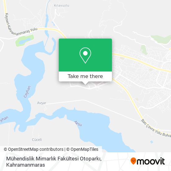 Mühendislik Mimarlık Fakültesi Otoparkı map