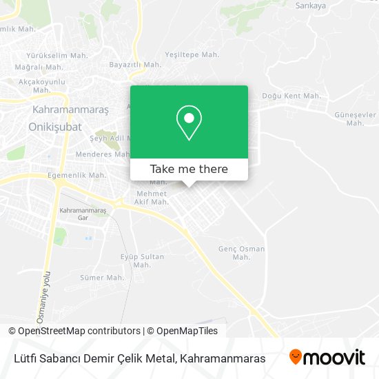 Lütfi Sabancı Demir Çelik Metal map