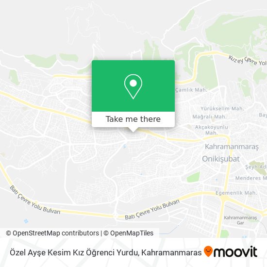 Özel Ayşe Kesim Kız Öğrenci Yurdu map