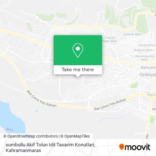 sumbullu Akif Tolun Idil Tasarim Konutlari map