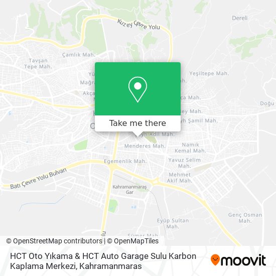 HCT Oto Yıkama & HCT Auto Garage Sulu Karbon Kaplama Merkezi map
