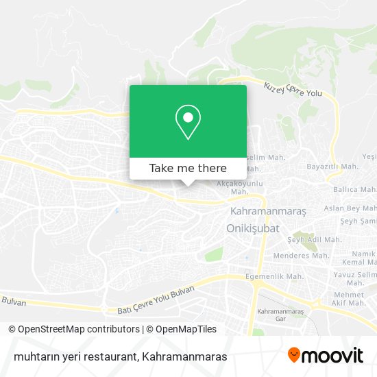 muhtarın yeri restaurant map