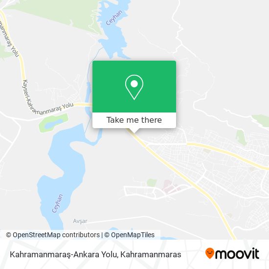 Kahramanmaraş-Ankara Yolu map