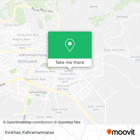 Kırıkhan map