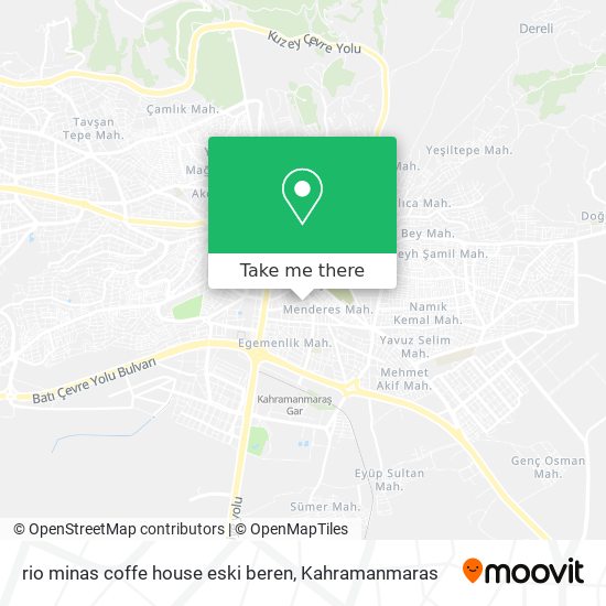 rio minas coffe house eski beren map