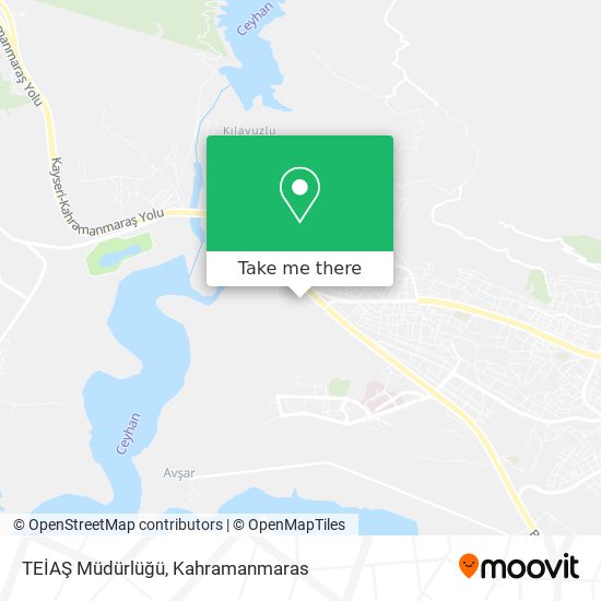 TEİAŞ Müdürlüğü map