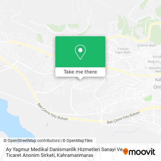 Ay Yagmur Medikal Danismanlik Hizmetleri Sanayi Ve Ticaret Anonim Sirketi map