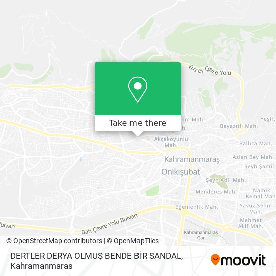 DERTLER DERYA OLMUŞ BENDE BİR SANDAL map