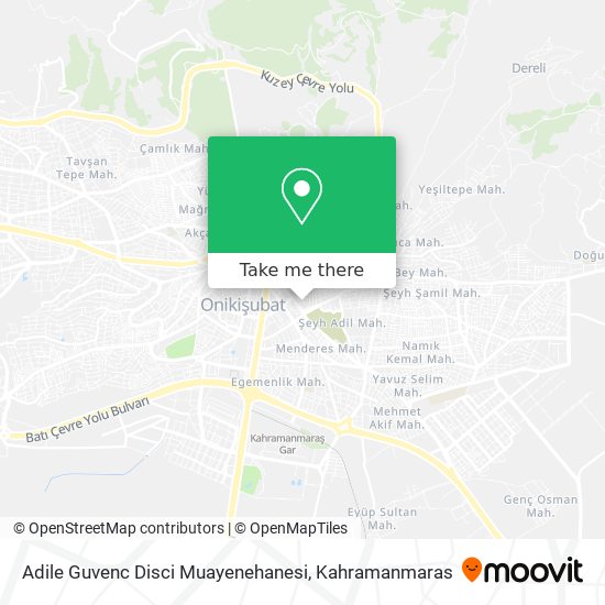 Adile Guvenc Disci Muayenehanesi map