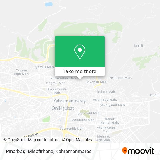 Pınarbaşı Misafirhane map