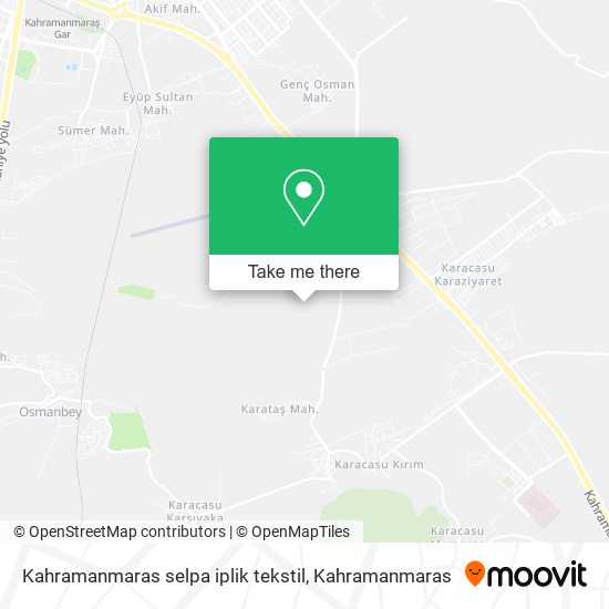 Kahramanmaras selpa iplik tekstil map