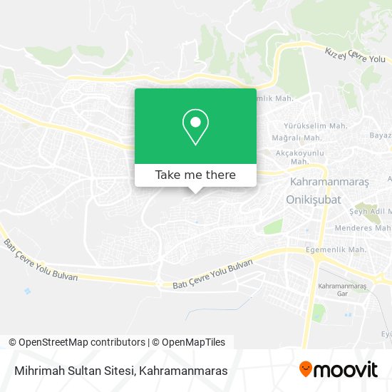 Mihrimah Sultan Sitesi map