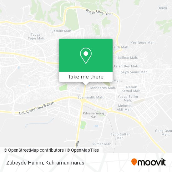 Zübeyde Hanım map